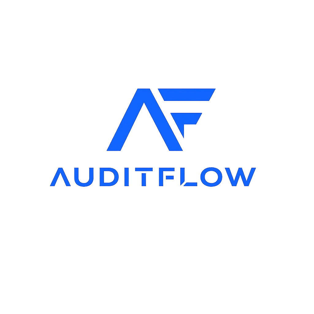 Original AuditFlow logo from Ledgize’s bank-reconciliation project