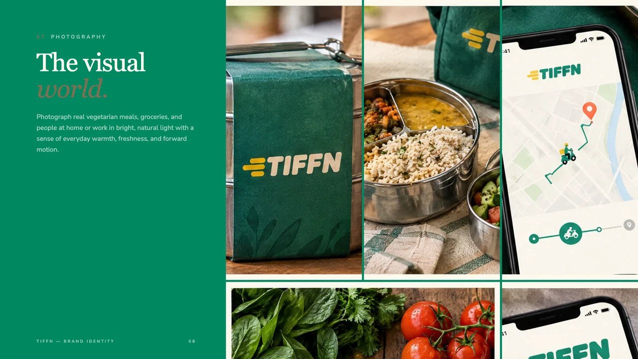 TIFFN brand guidelines, page 3 of a selection